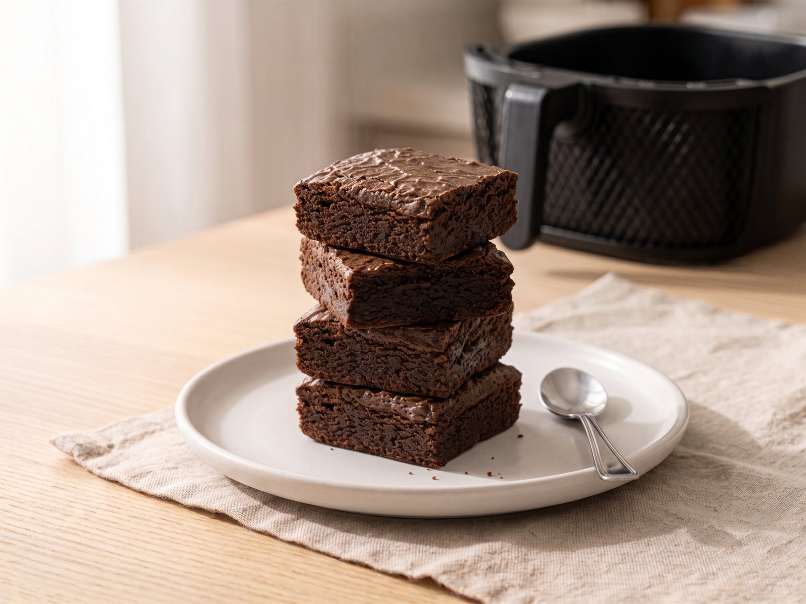 Brownie na air fryer